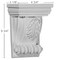Ekena Millwork 4 3/4"W x 3 1/8"D x 6 3/4"H Forrest Small Leaf Corbel COR06X04X03FO - alternate 3